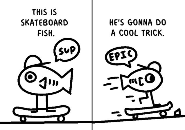 Skateboard Fish Preview Skateboard Fish Preview